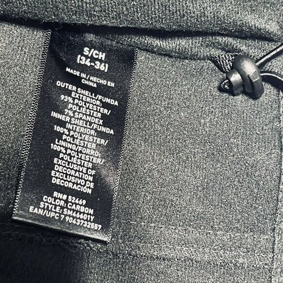 SwissTech Mens Softshell Jacket Water-Resistant Black & Gray Size S - Picture 10 of 12